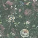 Papier peint fleuri sans PVC - Papier peint intissé Floral de A.S. Création Vert Blanc Rose 386362