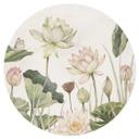 Wallsticker Sir Edward - Åkandeidyl i pastel - Rund