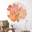 Wall Sticker Farverige lotusblomster - Kubistika