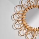 Wandspiegel rund gold Boho - Marrakesh - Ø 40 cm
