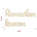 Décoration en bois placage peuplier - Ramadan Kareem