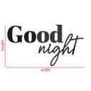 letras 3D Buenas noches - decoración acrílica 