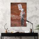 Lienzo Banksy - El amor es la respuesta