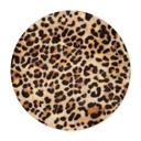 Póster Leopardo Salvaje - Animal Print - Tunaboylu - Redondo