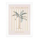 Póster Palmera en la Costa Azul - Grace Digital Art