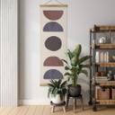 Póster de tela 1X Studio - Formas abstractas en tonos tierra - Panorama