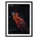 Póster Telescopio James Webb - Huracán cósmico Herbig Haro 49/50