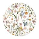 Póster Pradera de primavera con mariposas - Diseños ONU - Redondo