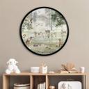 Póster para habitación infantil Kikki Belle - Diversión en el bosque - Redondo