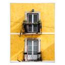 Póster - La fachada de la casa amarilla