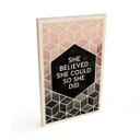 Cuadro de madera Fredriksson - She Believed