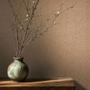 Papel pintado no tejido textura yeso liso moderno brillante en cobre 
