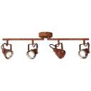 Spotrohr Bela, braun, 68 x 13 cm, Metall Strahler