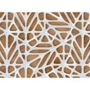non-woven tapet Organic Surface træoptik fototapet Designwalls i hvid og brun 