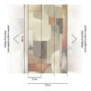 COSMOPOLITAN Geometrisk Beige Brun Grå Vintage Ikke-vævet tapet design