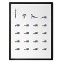 Plakat Yoga-opvarmning Balasana - Dekel