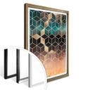 Frederiksson Plakat - Gold Green Geometry