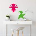 Muursticker Ampelmann - Vrouwen Set