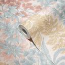 Papel pintado con plantas y hojas de colores - papel pintado no tejido jungla tropical moderno
