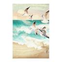 Póster de tela gaviotas en la playa - SpaceFrog Designs