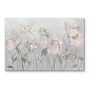 Wanddecoratie bloemen vintage stijl in grijs - Ms Tiff - Alu-Dibond