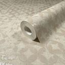 Non-woven tapet i stjerneornamenteret stil beige grafik