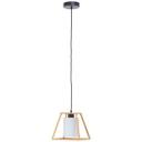 Pendelleuchte Henning, braun, 120 x 23 cm, Holz Innenbeleuchtung