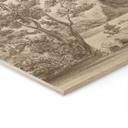 Houten Wanddecoratie met tuinlandschap in beige - Ms Tiff