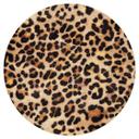 Vinilo decorativo Leopardo salvaje - Animal Print - Tunaboylu - Redondo