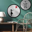 Plakat Banksy - Girl with the red Balloon