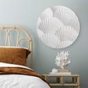 Tableau sur alu-Dibond rond 1X Studio - Coquillages