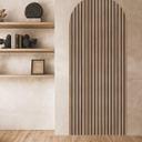 Wall Sticker  Vægpanel i træ ser smalt ud 