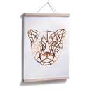 Plakat - Origami leopard - Kobbereffekt
