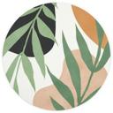 Grønne grene i junglen Fototapet - Costa - Round - vliesetapet/selvklæbende non-woven tapet