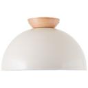 Deckenleuchte Lorena, beige, 20,5 x 35 cm, Holz Pilz