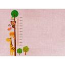 Vægmaleri Designwalls i lyserød og brun non-woven tapet Kids Grow Stick Lion Butterfly