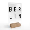Typografi til bordvisning Berlin