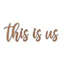 Letras de madera caoba This is us