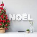 Lettre décorative - Lettres décoratives 3D Noël