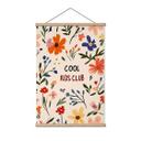 Tekstil plakat Cool Kids Club Farverige blomster - Treechild
