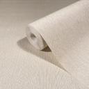 Papel pintado no tejido de aspecto textil con superficie texturada beige liso