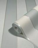 Tekstureret tapet, non-woven Novamur Yvi hvid, grå