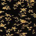 Versace Tapet Barocco Blomster Sort, Metallisk