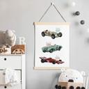 Póster Goed Blauw - Coche de carreras de época