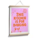 Póster Diciendo Esta cocina es para bailar - Ohkimiko