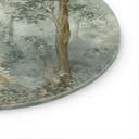 Glasschilderijen Enchanted Forest - Ms Tiff - Rond