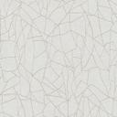 Papel pintado de muestra abstracto en beige blanco - Papel pintado no tejido moderno con motivo de líneas