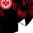 Fototapet - Rundt Eintracht Frankfurt - Fans Retro Mønster  - vliesetapet/selvklæbende non-woven tap