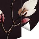 Tapet cirkel Treechild - Magnolia Blossoms - vliesetapet/selvklæbende non-woven tapet