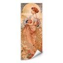 Muurprints Mucha - Zomer 1900
